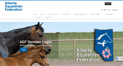 Desktop Screenshot of albertaequestrian.com