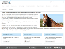 Tablet Screenshot of cnw.albertaequestrian.com